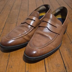 Cole Haan Tan Leather Loafers for Men